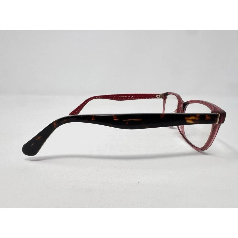 Kate Spade Cailin/F YDC Eyeglass Frames Only 145 Red Polka Dot Black Authentic